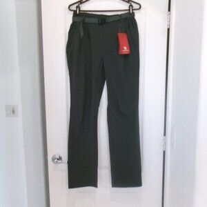 New Camel Crown Quick Dry Hiking Pants Grey L / M Straight Leg Walking Stretch